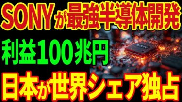【海外の反応】ソニーが最強の半導体を開発！圧倒的性能差で半導体市場を独占！ソニーが日本を変える！
