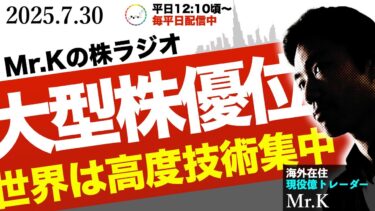 【大型株が強い】世界のトレンドは高度技術への投資か？防衛関連AI株が今後も成長すると考える【高値掴みを避ける方法】アドバンテスト、フジクラ
