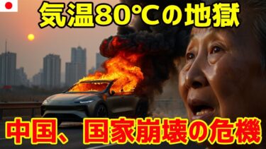 習近平の大誤算！灼熱地獄で中国の「EV大国」が完全崩壊！ガラス爆発、道路は溶け、国民の怒り沸騰