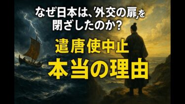 なぜ日本は“突然、外交をやめた”のか？｜遣唐使廃止に隠された国家の決断