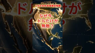 【１分でわかる経済豆知識】 なぜ今、ドルだけが無敵？新興国通貨が次々崩壊するワケ！ #ドル高の真実 #新興国通貨急落 #なぜドルが強い #通貨戦争