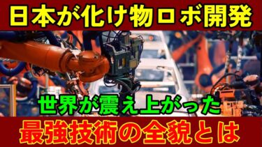 【衝撃】日本が開発した「産業ロボット」に世界が【震え上がった】⁉技術大国が次々崩壊、日本が世界を支配する時代が到来するのか⁉