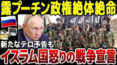 【ゆっくり解説】露プーチン政権絶対絶命！怒ったイスラム国が宣誓布告！新たなテロ予告も。