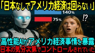 【海外の反応・総集編】「アメリカ経済は日本なしでは成立しません」高性能AIがアメリカ経済事情を暴露…なぜ日本の見返りを求めない支援が最強の武器なのか？【日本称賛】