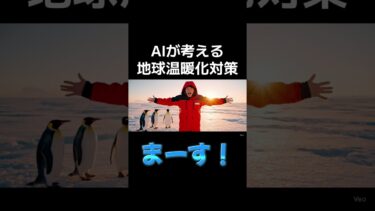 【AI動画】AIが考える地球温暖化対策ww #ai #veo3 #ドラマ