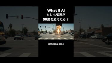 【What if AI】もし気温が50度を超えたら｜Climate Crisis, 50°C Future, Heatwave USA, Sci-fi