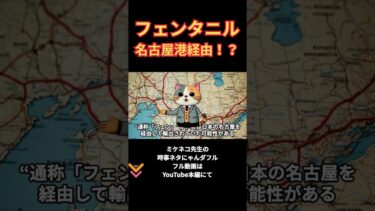 「フェンタニルは名古屋経由でアメリカへ？日本も加担していると言われた理由を解説します【国際問題】」 #shorts #short