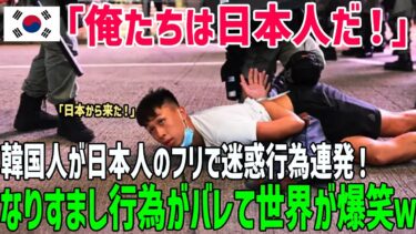 【海外の反応】「俺は日本人！」日本の評判を下げるために日本人になりすまし海外で迷惑行為を繰り返した韓国人の末路ｗ