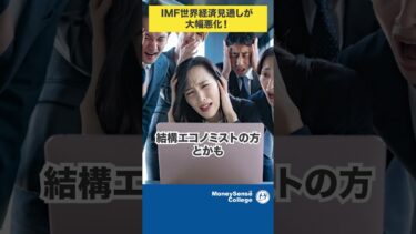 IMF世界経済見通しが大幅悪化！#shorts