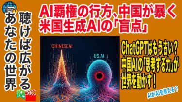 米国AIには盲点がある！世界的権威が語る、AI開発の最前線と未来。推論と学習が鍵。AI進化の「次」をあなたは知らない。