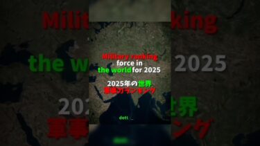 2025年の世界軍事力ランキング #edit #map #fyp