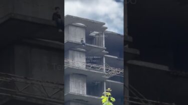 AFRAID OF HEIGHTS? TEEN ATOP HALF DONE SKYSCRAPER IN UKRAINE: SOMETIMES YOU