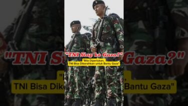 “Bila Diperlukan, TNI Bisa Dikerahkan untuk Bantu Gaza”
