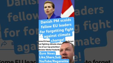 Danish PM scolds fellow EU leaders for forgetting fight against climate change!
