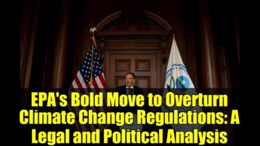 EPA’s Bold Move to Overturn Climate Change Regulations: A Legal and Political