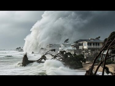 Extreme weather paralyzes Hungary!! Balatonfured destroyed by heavy storm