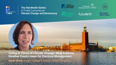 Stockholm Series #7 Voting in Times of Climate Change