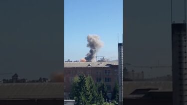 THIS IS A rUSSIAN SHAHED DRONE ATTACK NEAR CIVILIANS IN UKRAINE: I LIVE THROUGH