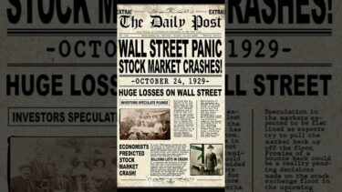 The 1929 Wall Street Crash: The Week That Shook the World #shorts #finance