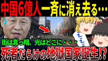 【大崩壊】中国経済が止まった…若者も富裕層も消えた“ゴースト国家”の衝撃【ゆっくり解説】