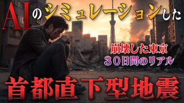 【地図で地政学】AIの考える東京崩壊！政府が公表した最恐シナリオ都心南部直下地震とは