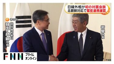 岩屋外相が韓国外相と初の対面会談　北朝鮮対応で緊密連携確認「日韓米の連携の重要性ますます増してきている」