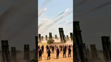 大規模ミサイル発射演習！圧巻の軍事シミュレーション
