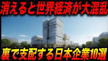 【消えると世界経済が大混乱】裏で世界を牛耳る日本企業10選【海外の反応・日本の技術】