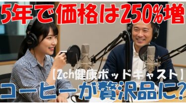 【衝撃】コーヒー豆5年で2.5倍に爆騰！地球温暖化でコーヒーは贅沢品？【耳で聞く2ch】[Shocking] Coffee Bean Prices