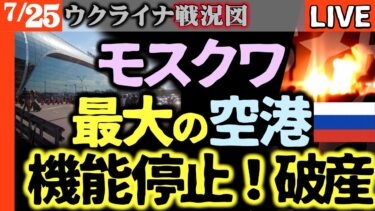 【大戦果】ウ軍ロシア中枢を完全破壊！モスクワの最大空港が再起不能へ【ウクライナ戦況図】プーチン親衛隊にHIMARS8発ブチ込む