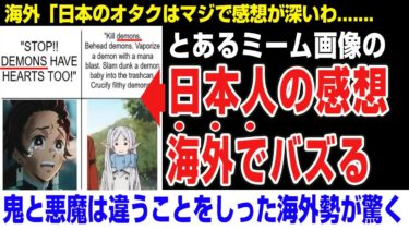 【海外の反応】鬼滅の刃とフリーレンのアニメミーム「日本人の感想海外でバズる！」鬼滅の刃 劇場版「無限城編」、葬送のフリーレン
