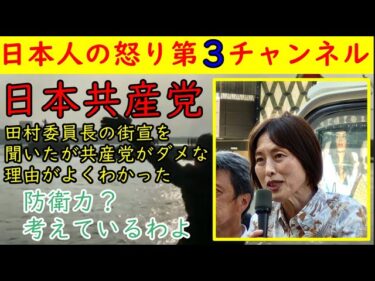 【日本共産党】田村委員長神戸街宣を聴いた「安全保障？もちろん共産党は考えているわよ！」いや、まったく考えていなかった　#参院選 #共産党