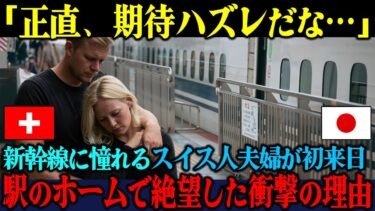 【海外の反応】「はっきり言ってガッカリだわ…」日本の新幹線乗車を夢見ていたスイス人夫婦が新幹線ホームで目撃したありえない光景に絶望した理由