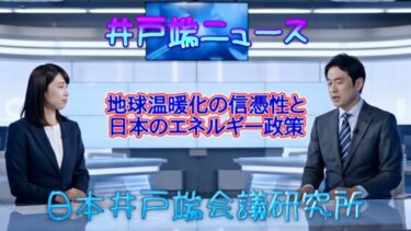 地球温暖化の信憑性と、日本のエネルギー政策　深田萌絵さんの政経プラットフォームより考察