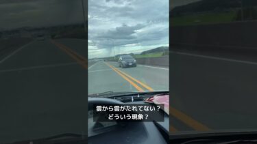 雲から雲が垂れてない？どういう現象？#天気#雲#異変#プーハー#配信#異常気象@プーハー