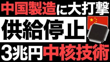 【海外の反応】中国半導体が崩壊寸前！？“EDA供給停止”で3兆円産業に壊滅的ダメージ！【衝撃】