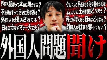 【ひろゆき】外国人問題 聞け【切り抜き 2ちゃんねる 論破 きりぬき hiroyuki 政治 経済 移民問題 労働者 インバウンド 在留外国人 クルド人問題