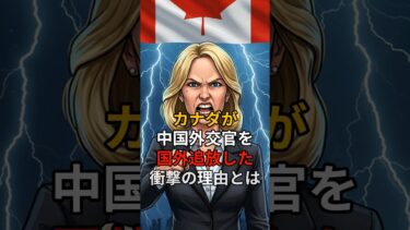カナダが中国外交官を国外追放した衝撃の理由