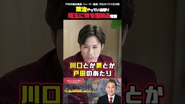 政治やっている限り埼玉に骨を埋める覚悟 戸田市議会議員（ジョーカー議員）河合ゆうすけ氏対談 #戸田市議会議員 #ジョーカー議員 #河合ゆうすけ #移民問題