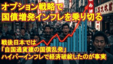🚨オプション戦略で国債増発インフレを乗り切る💥　📉 日経225オプションNEWS