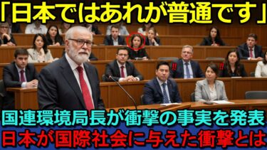 【海外の反応】「日本ではあれが普通です」国連環境局長が衝撃の事実を発表！日本が国際社会に与えた衝撃とは【聞き流し/作業用BGM】