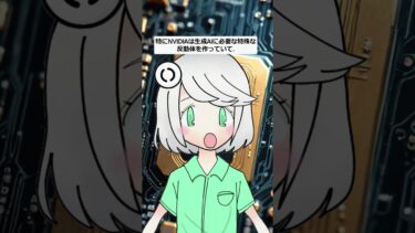 【緊急解説】半導体の巨人エヌビディアが爆上げ、AI革命の裏側で起きていること #news  #企業vtuber  #半導体  #shorts