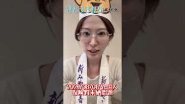 【さとうさおり】「外国人保険料未納問題」さとうさおりって どんな人？ 時には真面目に！時には笑いを！　さとうさおり 公認会計士