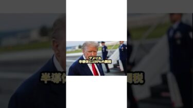 アメリカ。半導体にら100%の関税#トランプ大統領 #アメリカ経済 #半導体 #中国 #中国経済 #台湾 #日本経済新聞社 #automobile