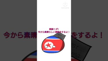 ミサイル大好き北朝鮮 #countryballs #ポーランドボール #歴史 #history
