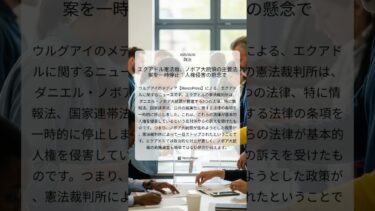 エクアドル憲法裁、ノボア大統領の主要法案を一時停止：人権侵害の懸念で｜MercoPress｜2025/08/06｜政治