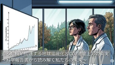 迫る危機？加速する地球温暖化とCO2濃度上昇の真実～科学報告書から読み解く私たちの未来～