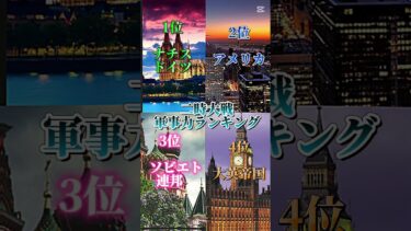 第二次世界大戦時の軍事力ランキング！