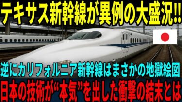 【海外の反応】「日本は異次元すぎる！」日本を選んだテキサス新幹線の評判が異次元だった驚きの背景とは？