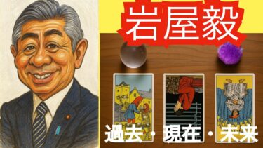 【タロット占い】岩屋毅外相の隠された真実と日本外交の暗い未来【黒月メグミ】